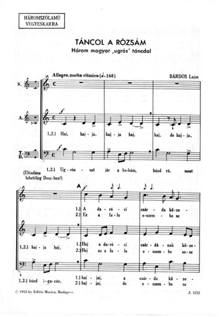 Táncol a rózsám.
